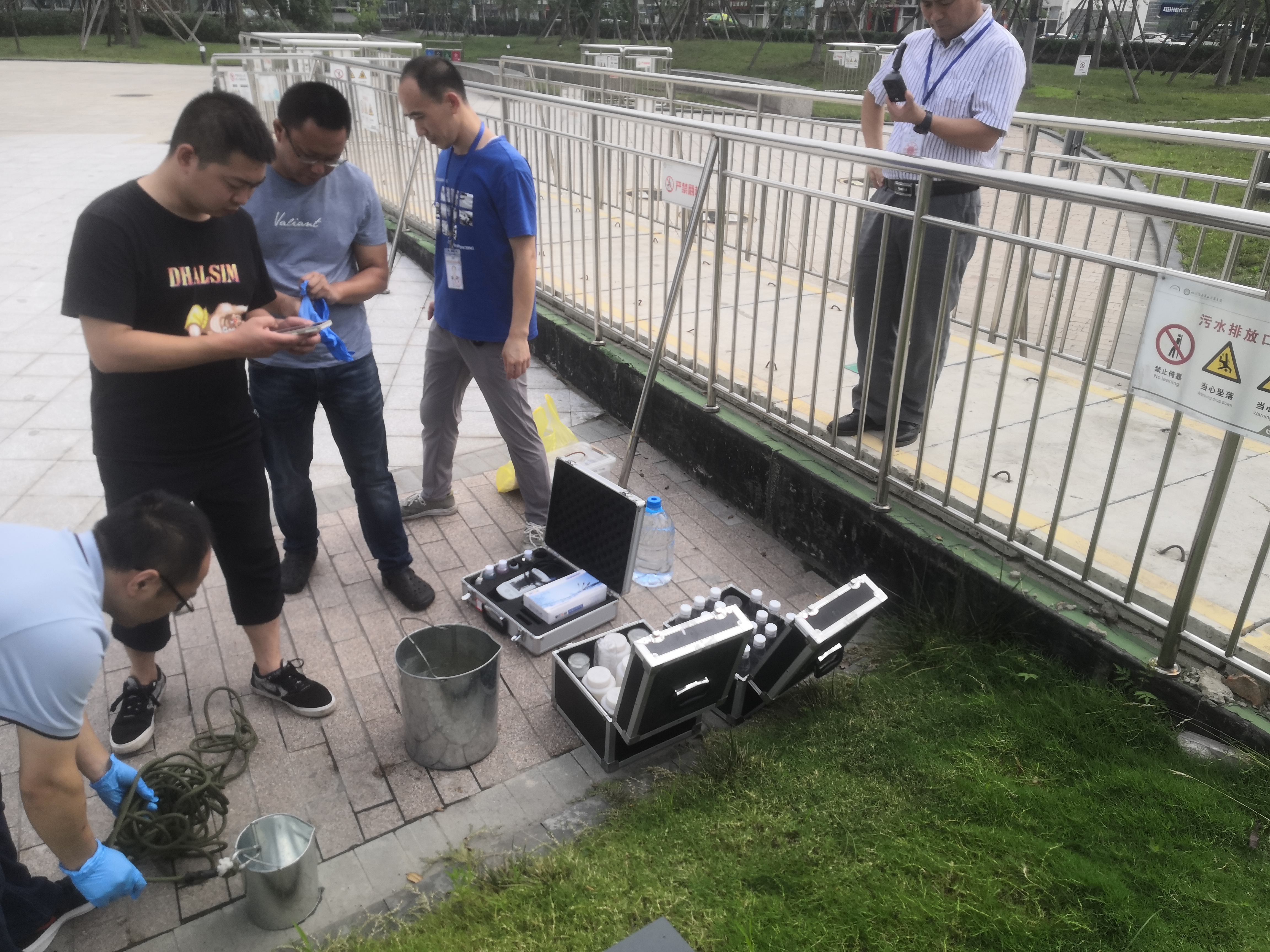 2021年8月6日，四川博水環(huán)保  在雙流空港醫(yī)院污水處理站，開展污水處理站應急演練